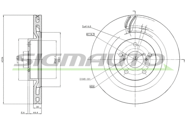 Brake Disc (DBC496VRD)