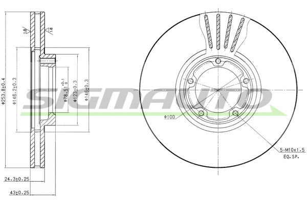 Brake Disc (DBA848V)