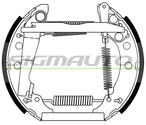Brake Shoe Set (SGA000)