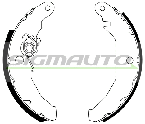 Brake Shoe Set (SFA216)
