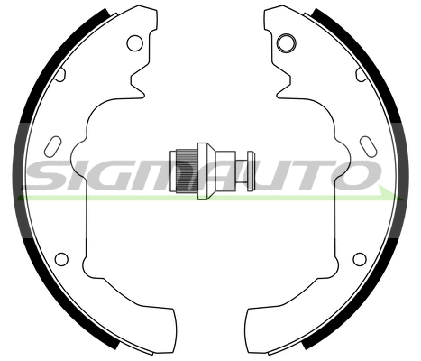 Brake Shoe Set (SFD665)