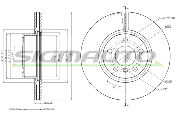 Brake Disc (DBC314V)