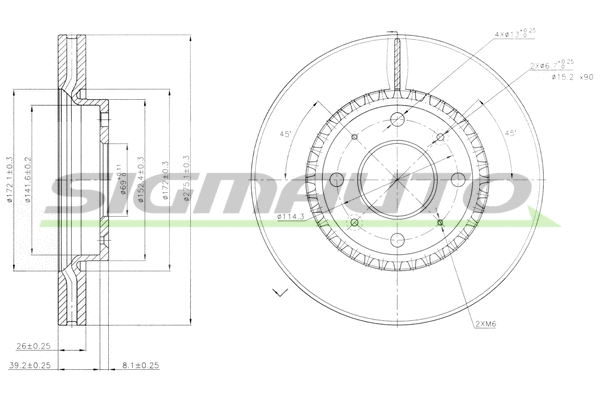 Brake Disc (DBB528V)