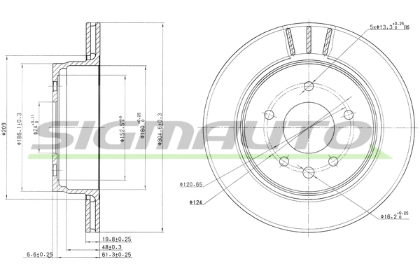 Brake Disc (DBB004V)
