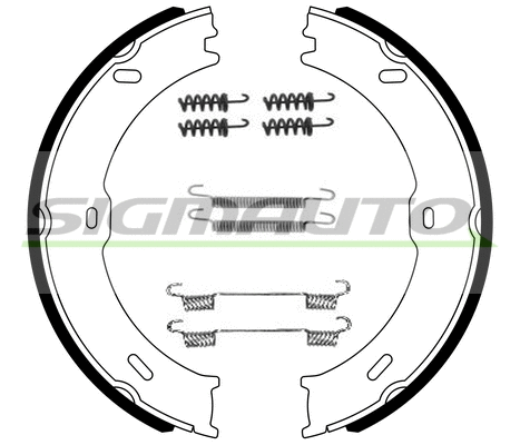 Brake Shoe Set, parking brake (SFA315-1)