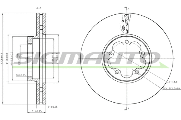 Brake Disc (DBC468V)