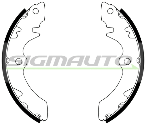 Brake Shoe Set (SFA905)