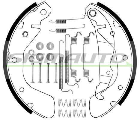 Brake Shoe Set (SFA354-1)
