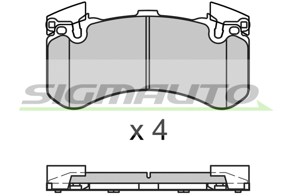 Brake Pad Set, disc brake (SPB654)