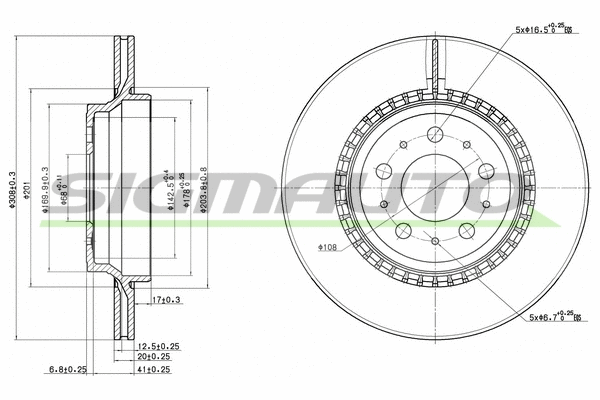 Brake Disc (DBB551V)