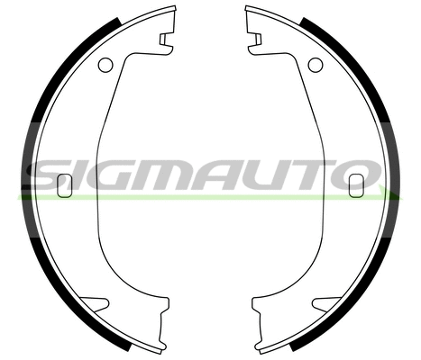 Brake Shoe Set, parking brake (SFA078)