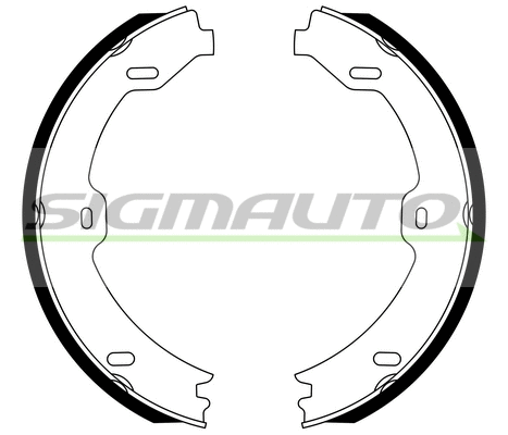 Brake Shoe Set, parking brake (SFA312)