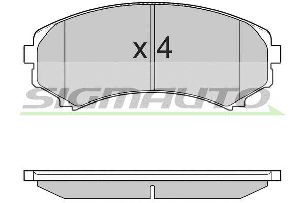 Brake Pad Set, disc brake (SPB001)
