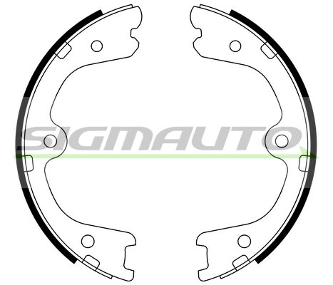 Brake Shoe Set, parking brake (SFA873)