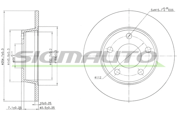 Brake Disc (DBB177S)