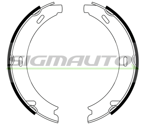 Brake Shoe Set, parking brake (SFA302)