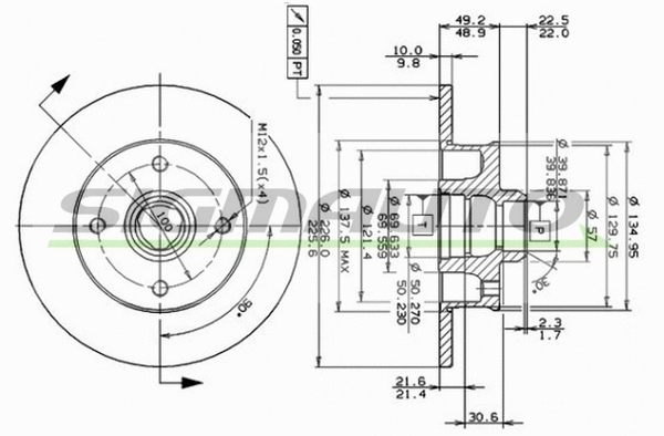 Brake Disc (DBA137S)