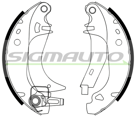 Brake Shoe Set (SFA382-3)