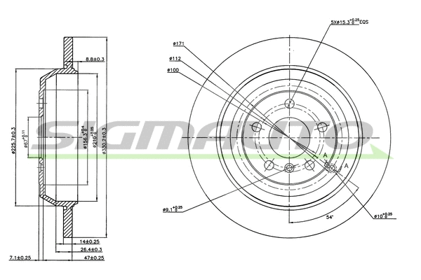 Brake Disc (DBB530S)
