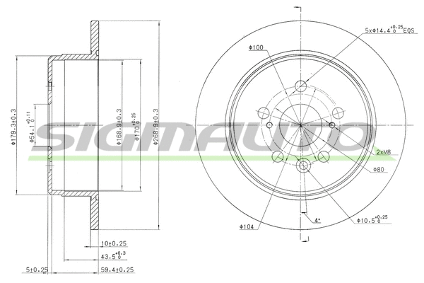 Brake Disc (DBA486S)