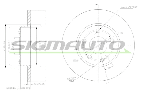 Brake Disc (DBB219S)