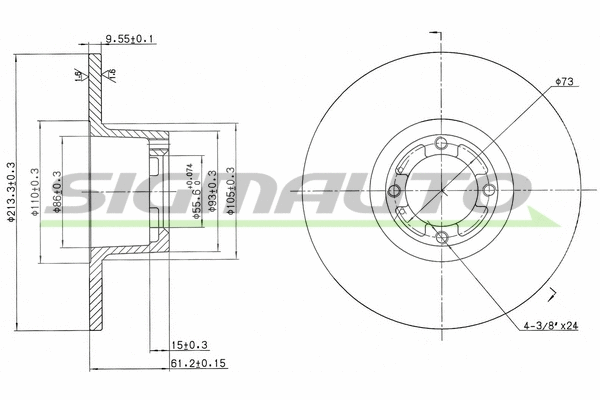Brake Disc (DBA286S)