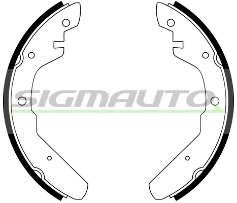 Brake Shoe Set (SFA551)