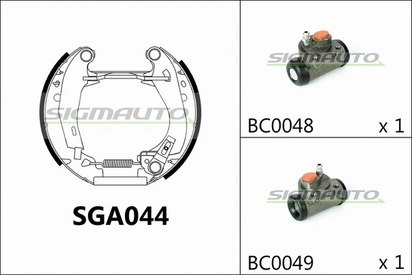 Brake Shoe Set (SGA044)