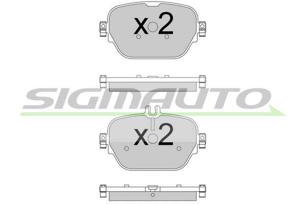 Brake Pad Set, disc brake (SPB770)