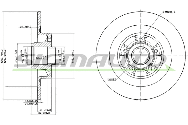 Brake Disc (DBB655S)