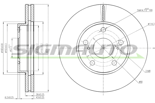 Brake Disc (DBC401V)