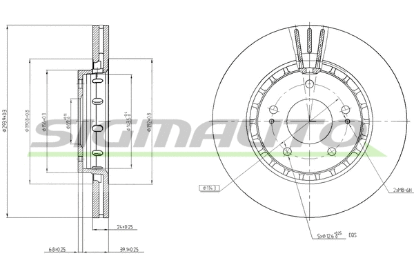 Brake Disc (DBB642V)
