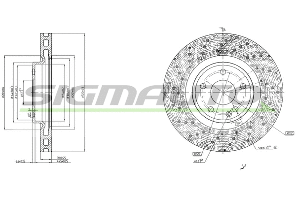 Brake Disc (DBC559V)
