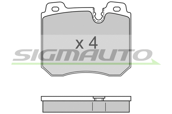 Brake Pad Set, disc brake (SPA659)