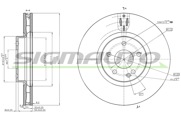 Brake Disc (DB0379V)