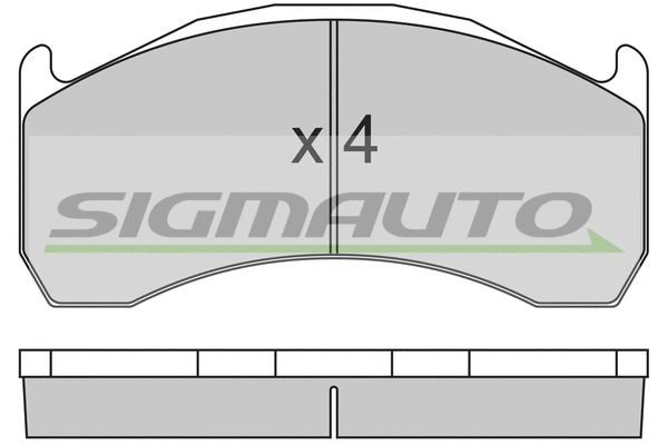 Brake Pad Set, disc brake (SPT320)