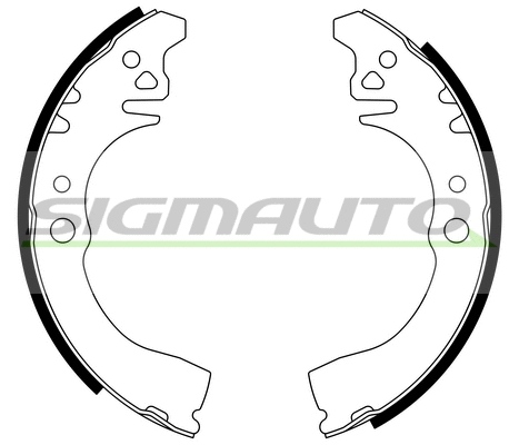 Brake Shoe Set (SFA661)