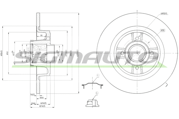 Brake Disc (DBB641S)