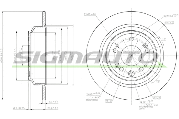 Brake Disc (DBB778S)