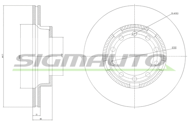 Brake Disc (DB0109V)