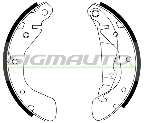 Brake Shoe Set (SFA354)