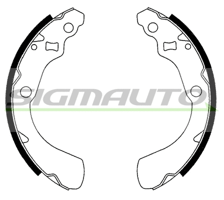 Brake Shoe Set (SFA710)
