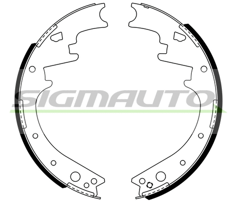 Brake Shoe Set (SFD446)