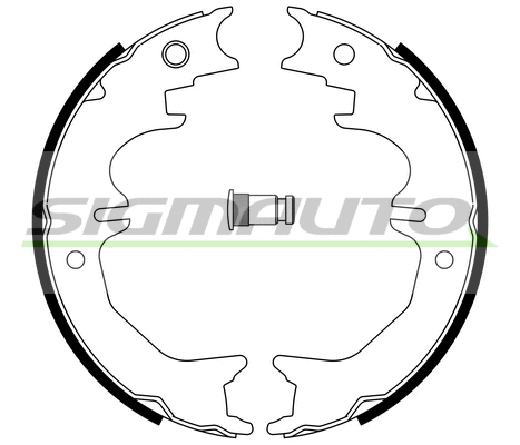Brake Shoe Set, parking brake (SFA965)