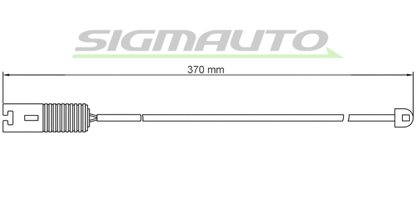 Warning Contact, brake pad wear (WI0528)