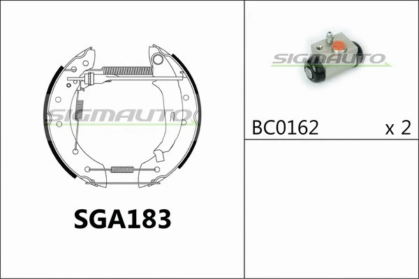 Brake Shoe Set (SGA183)