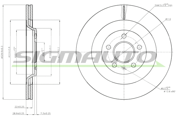 Brake Disc (DBB667V)