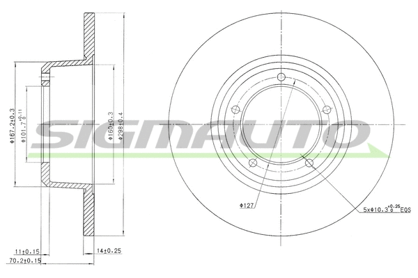 Brake Disc (DBA246S)