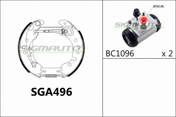 Brake Shoe Set (SGA496)