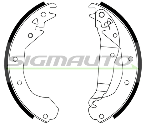 Brake Shoe Set (SFA351)